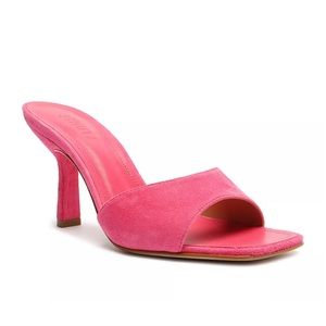 Schutz Pink Sz 10 Posseni heel sandals